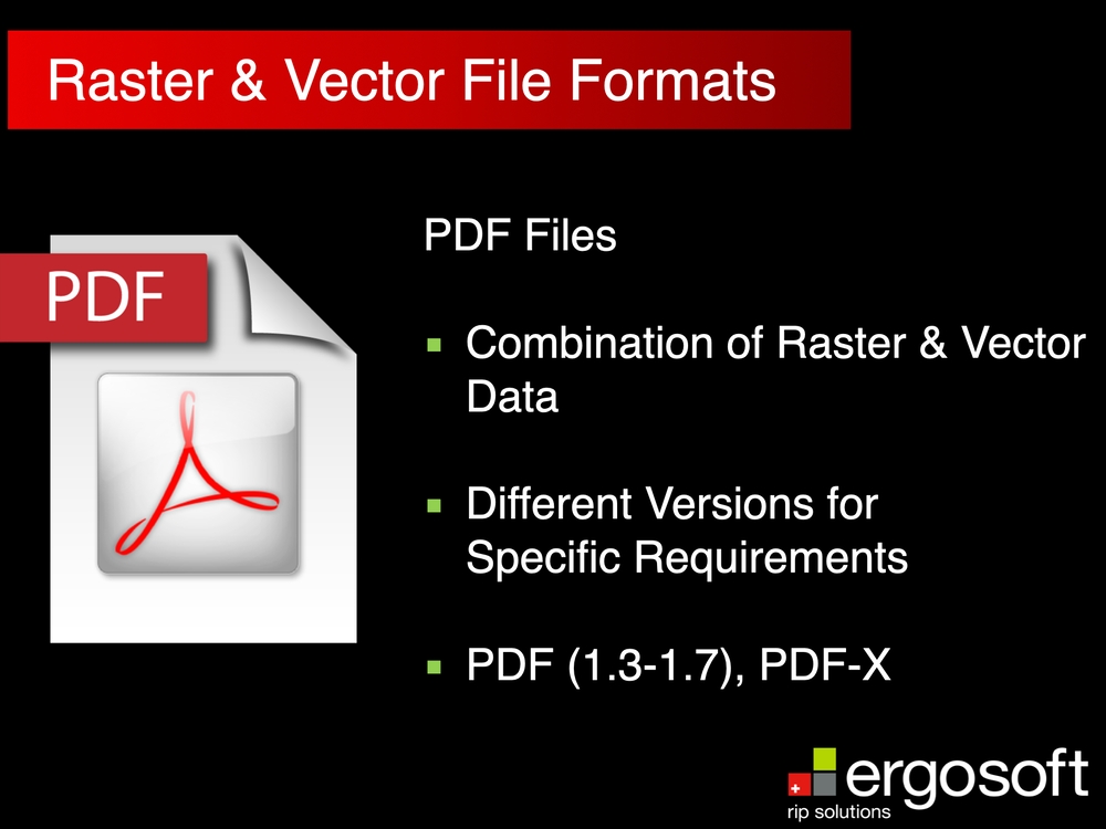 Vector File Formats work best for dye sub printing